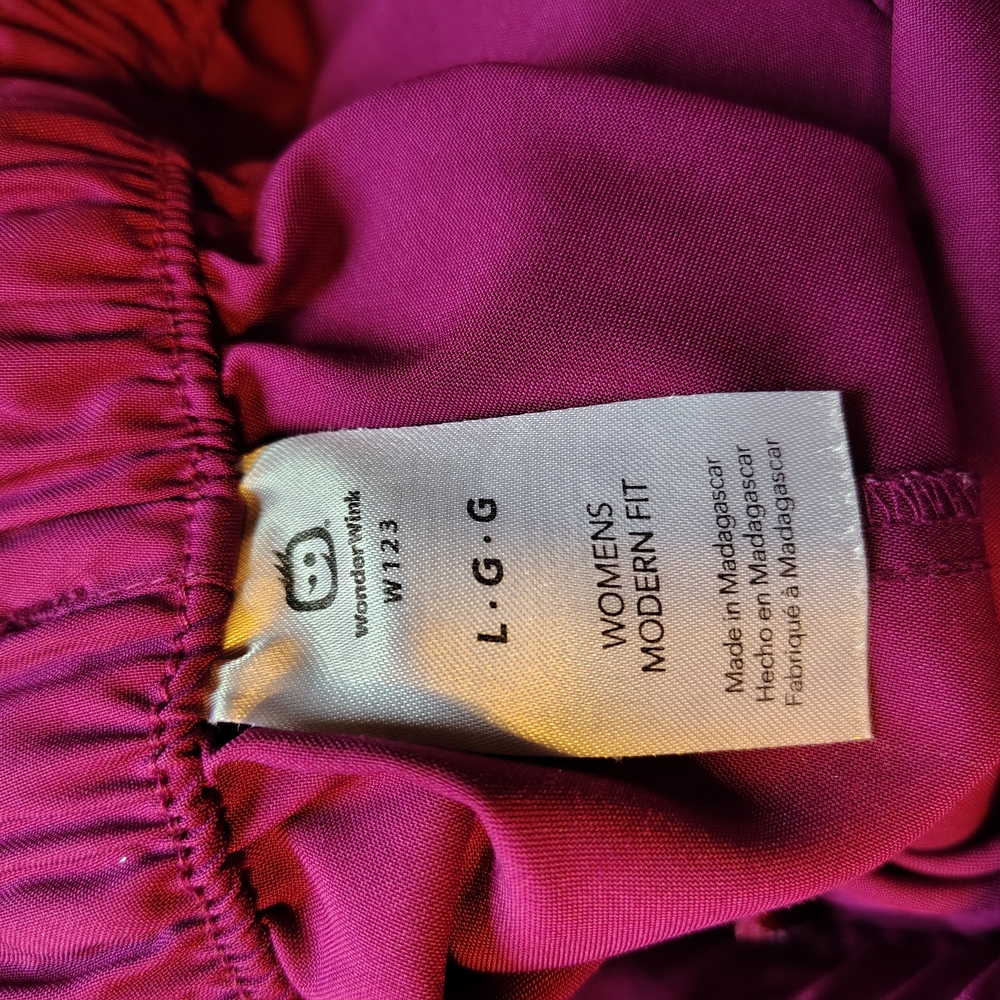 Wonder Wink Six Pocket Scrub Pant Size Large